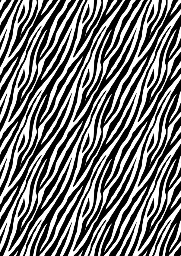 Geschenkpapier Zebra Black Weiss