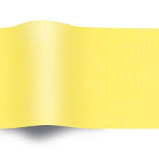 Bedrucktes Tissue-Papier Gelb auf Roll