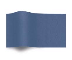 Bedrucktes Tissue-Papier Blau auf Rolle
