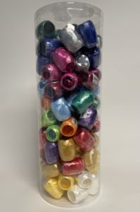 Kräuselband Spheres - Eggs - 100 Stück in verschiedenen Farben in einer Tube
