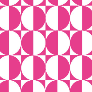 Geschenkpapier Motiv der rosa Kreise