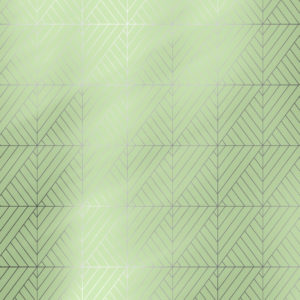 Geschenkpapier Grün mit grafischen Formen