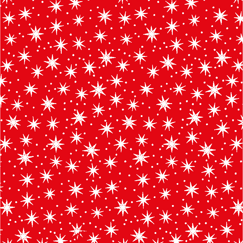 Rotes Weihnachtspapier Kleine Sterne