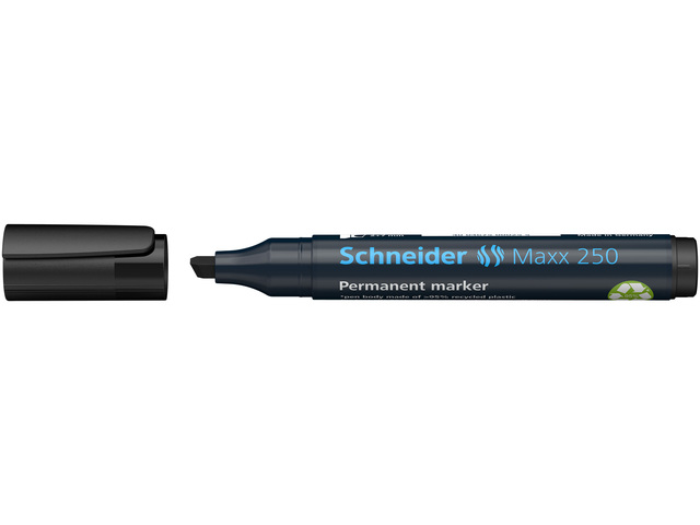 Marker Schneider Maxx 250 permanent, beitel punt zwart
