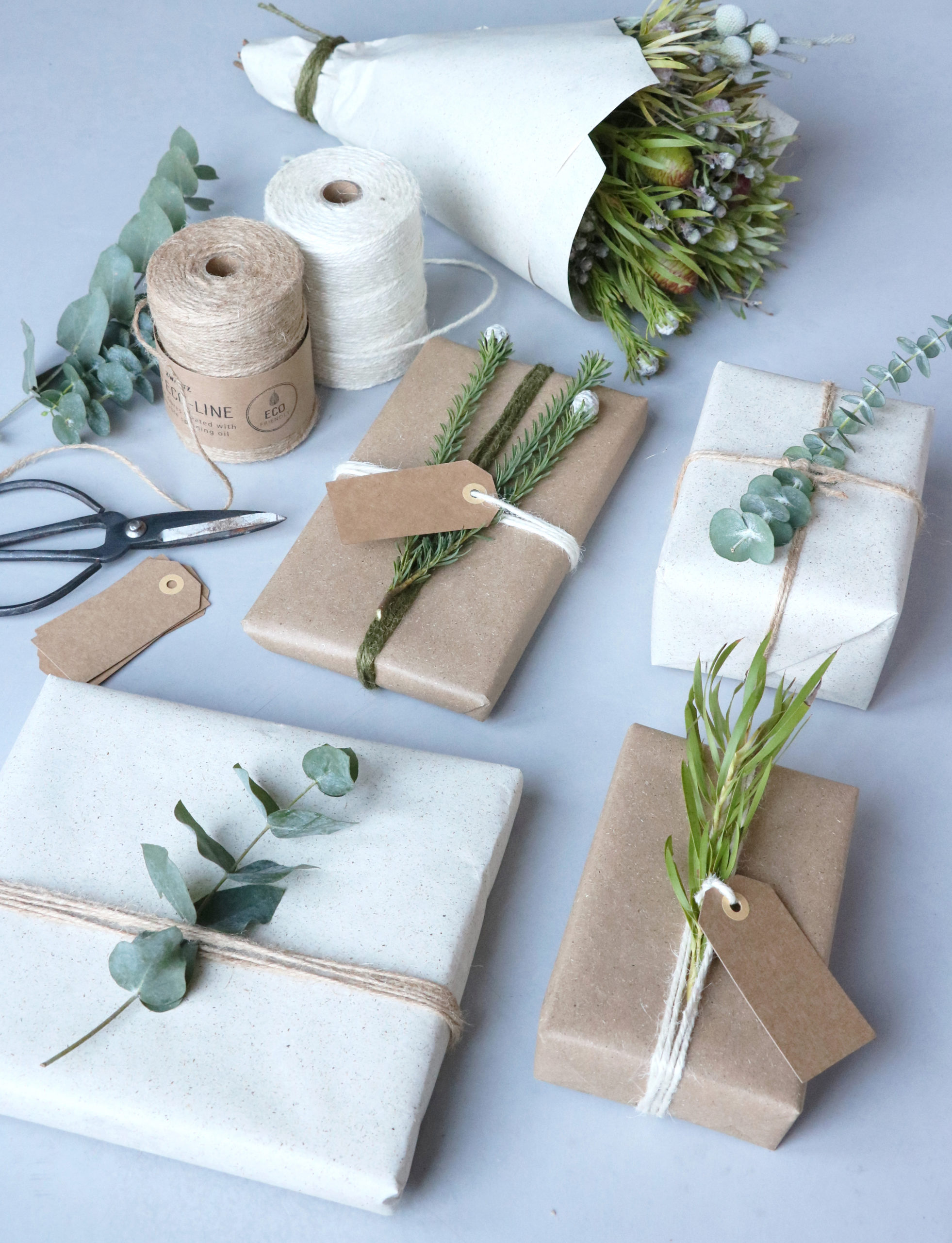 Graspapier Cadeaupapier Cream Eco