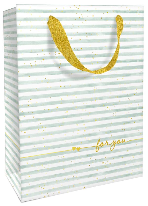 Tasche 26x36x13 cm Loveline salbei