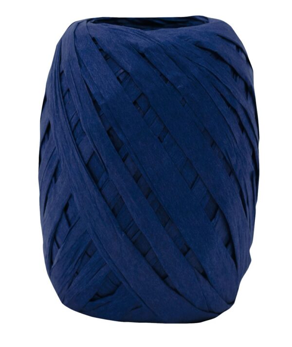By Nature Raffia Ei 30m blau
