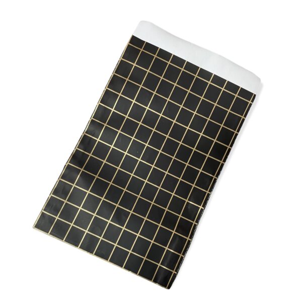 Schwarz Luxus-Geschenk-Taschen Blätter schwarz
