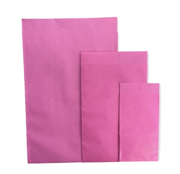 Roze Kadozakjes Uni Kraftpapier