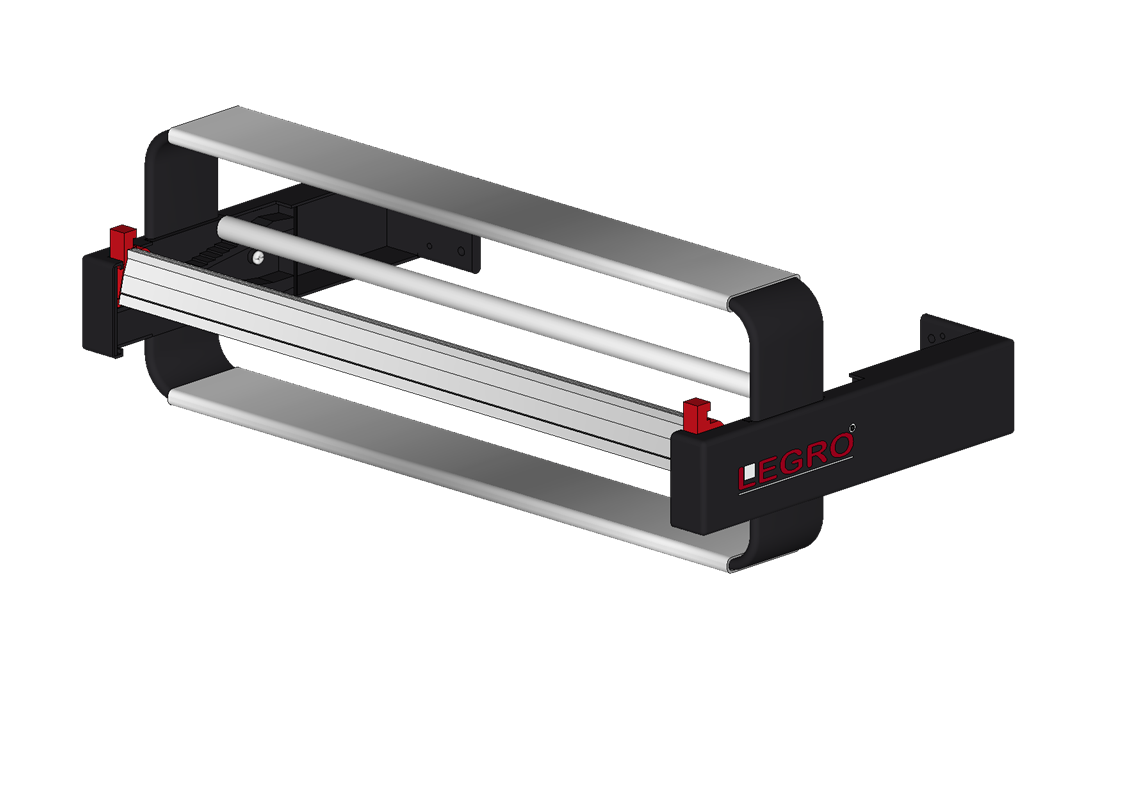 LEGRO Papierrolhouder Wandmodel incl. wandsteunen tbv 1 rol