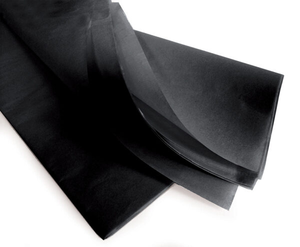 Seidenvliespapier Schwarz 50x75cm 240 Blatt