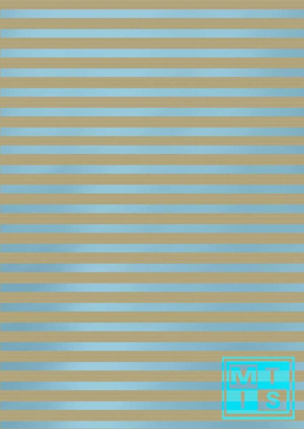 Geschenkpapier Metallic gestreift K401310/6 MTgeschenkpapier