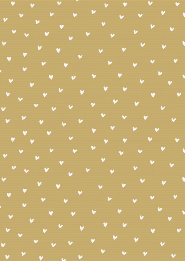 Geschenkpapier Herzen Weiß