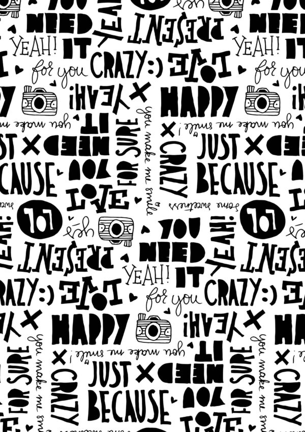 Geschenkpapier Just Because K601929