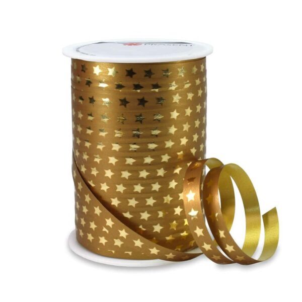 Krullint Kerst Sterren Goud